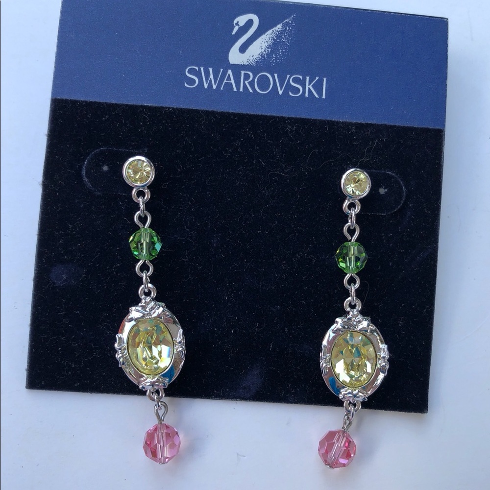 Swarovski earrings for Disney “Beauty and the Beast”….NWT…